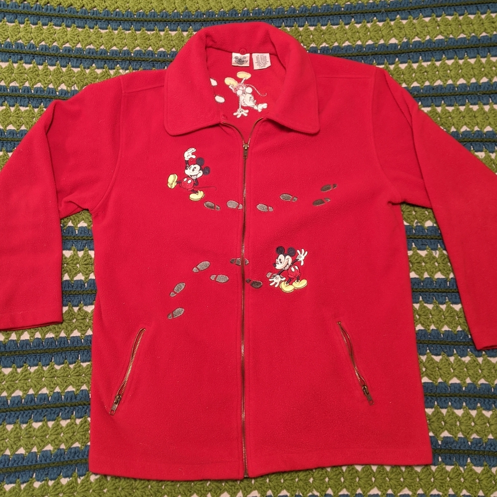 Vintage Disney Mickey Mouse Zip-Up Jacket